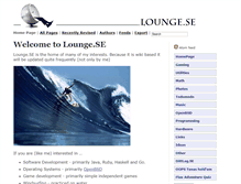 Tablet Screenshot of lounge.se