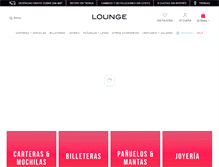 Tablet Screenshot of lounge.cl